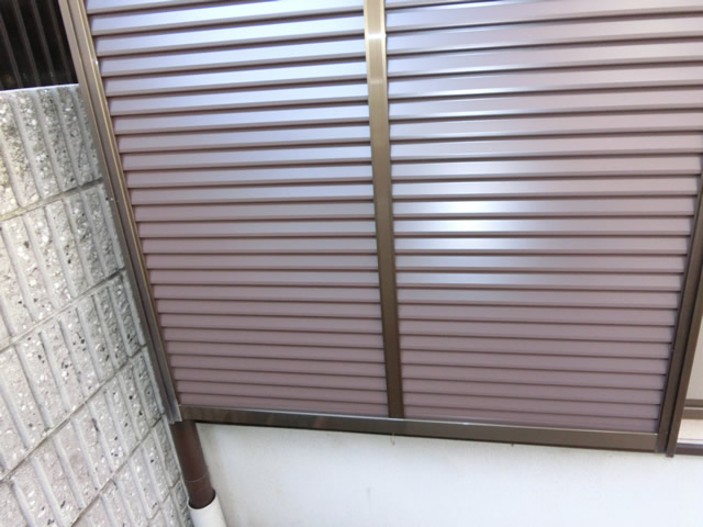トーヨーサッシ製　雨戸取替工事　施工事例　名古屋市港区
